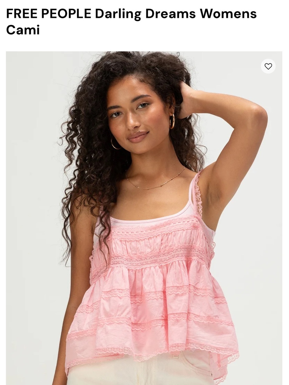 NWT FREE PEOPLE Darling Dreams Women’s Cami. - Picture 16 of 16